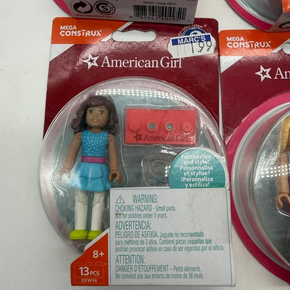 Mega Construx American Girl full set Series 2 Mini Figures Lot of 6 New